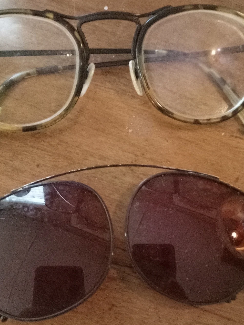 Denmark's Pro-Design Men's Aviator Eye Glasses Tortoise Shell Look.